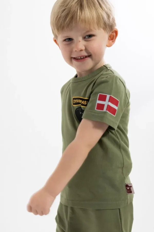 Dyrepasser T-shirt Sage ELEFANT