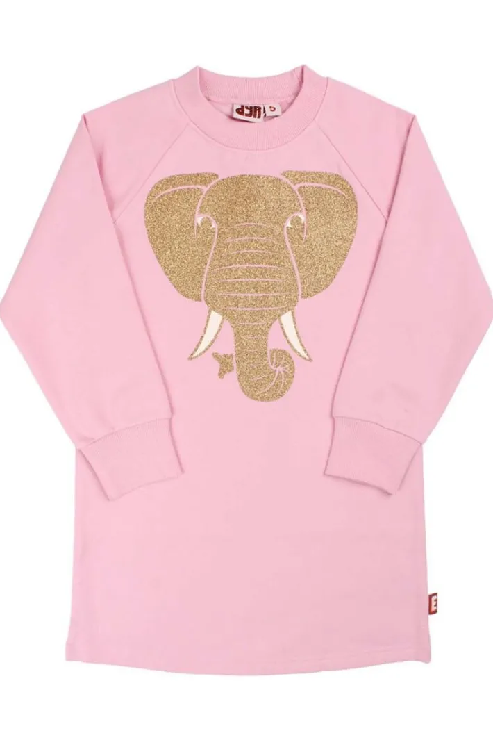 dyrfurry_sweat_dress_past_2.webp Dyrfurry Sweat Dress Pastel Pink ELEFANT