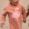 Dyrfurry Sweat Dress Rose beige FLAMINGO