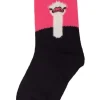 Dyrgalop socks Candy Pink/Black STRUDS