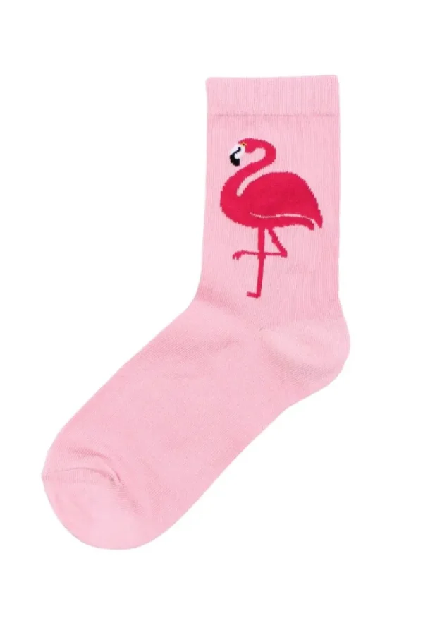 Dyrgalop socks Pastel Pink FLAMINGO