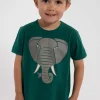 Dyrgrowl T Verde ELEFANT