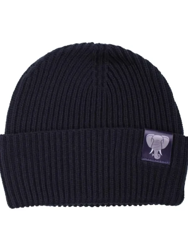 Dyrland Cotton Beanie Dark Navy