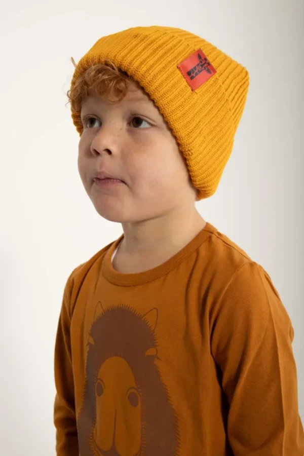 Dyrland Cotton Beanie Golden Honey