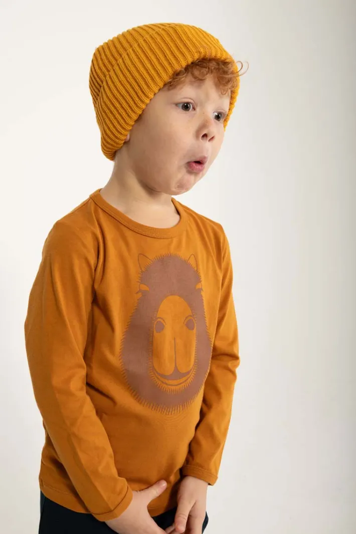 dyrland_cotton_beanie_gol_1.webp Dyrland Cotton Beanie Golden Honey