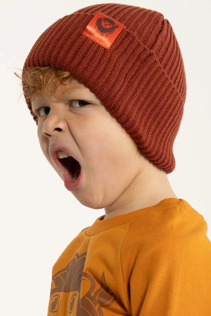 dyrland_cotton_beanie_rus_0.webp Dyrland Cotton Beanie Rust