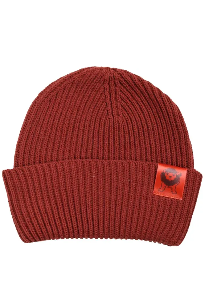 dyrland_cotton_beanie_rus_1.webp Dyrland Cotton Beanie Rust