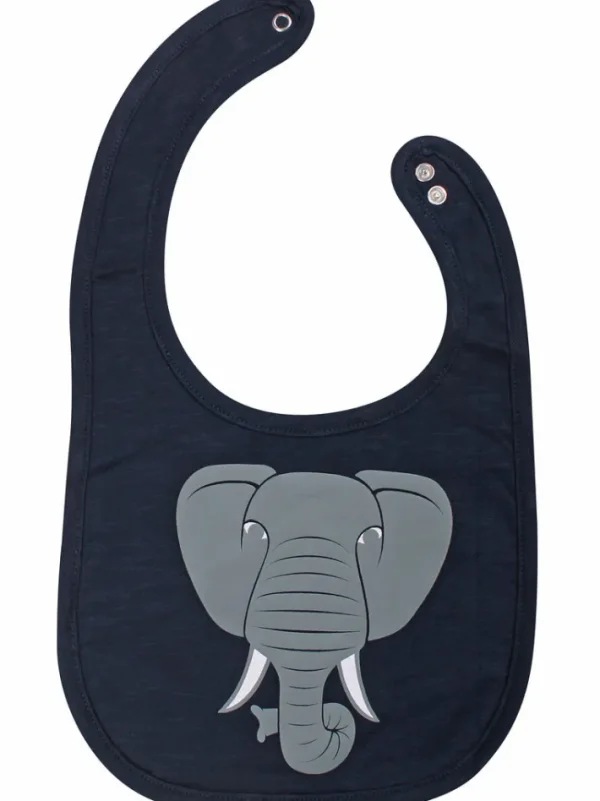 Dyrmunchie Bib Dk Navy ELEFANT