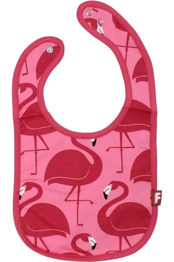 Dyrmunchie Bib Pink FLAMINGO AOP