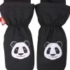 Dyrpaw Mittens Black PANDA
