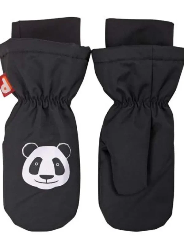 Dyrpaw Mittens Black PANDA