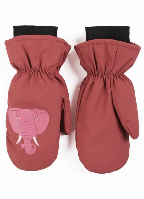 Dyrpaw Mittens Rose Tile ELEFANT