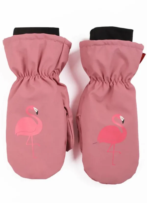 Dyrpaw Mittens Warm Rose FLAMINGO