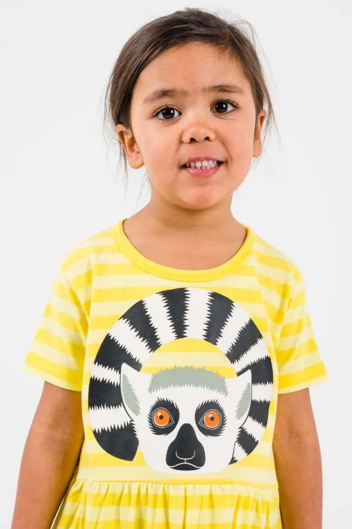 dyrpower_dress_bright_yel_0.webp Dyrpower Dress Bright Yellow/Light Yellow KATTALEMUR