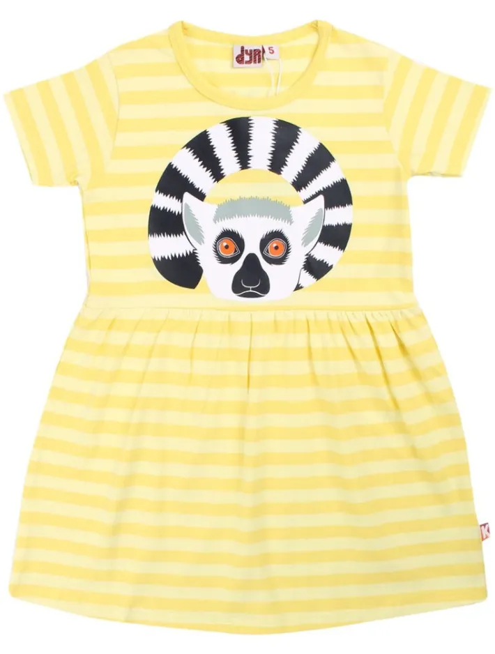 dyrpower_dress_bright_yel_1.webp Dyrpower Dress Bright Yellow/Light Yellow KATTALEMUR