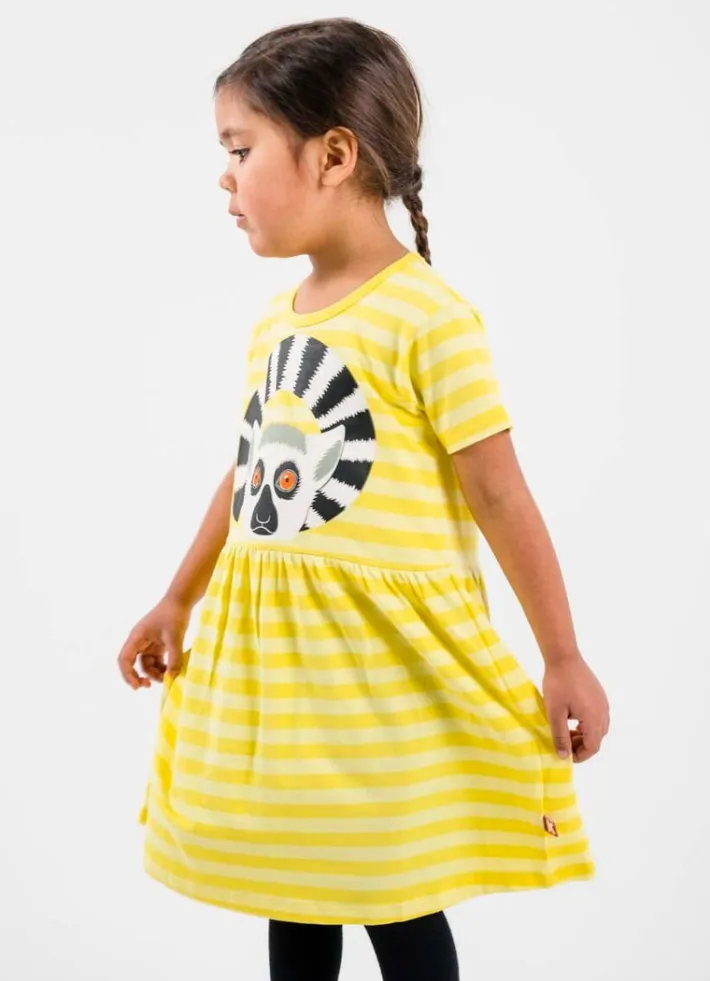 dyrpower_dress_bright_yel_2.webp Dyrpower Dress Bright Yellow/Light Yellow KATTALEMUR
