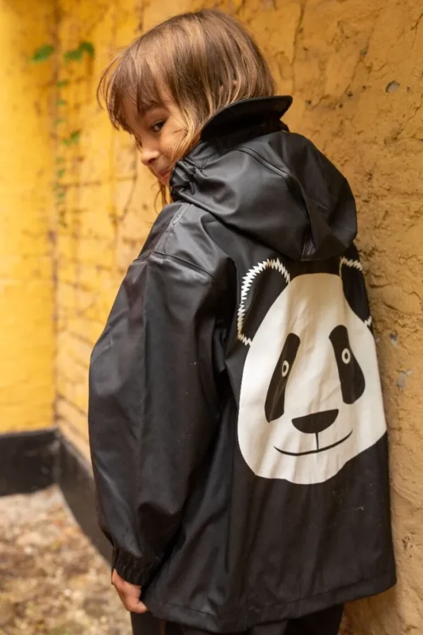 Dyrranger Rain Jacket Black PANDA