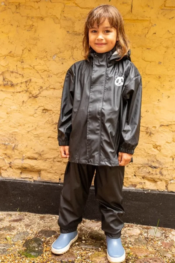 Dyrranger Rain Jacket Black PANDA