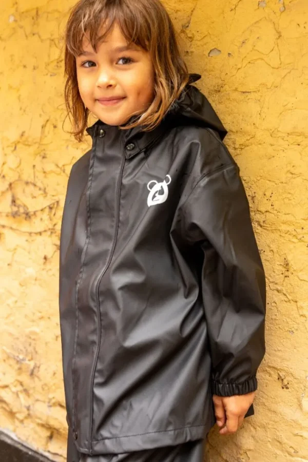 Dyrranger Rain Jacket Black PANDA