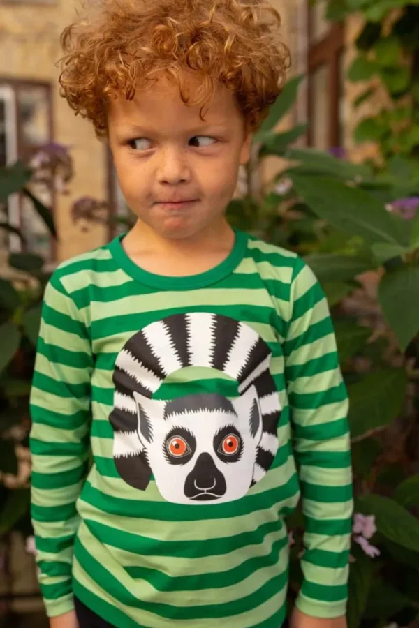 Dyrroar T AOP/STRIB Grass Green/Dusty Green KATTALEMUR