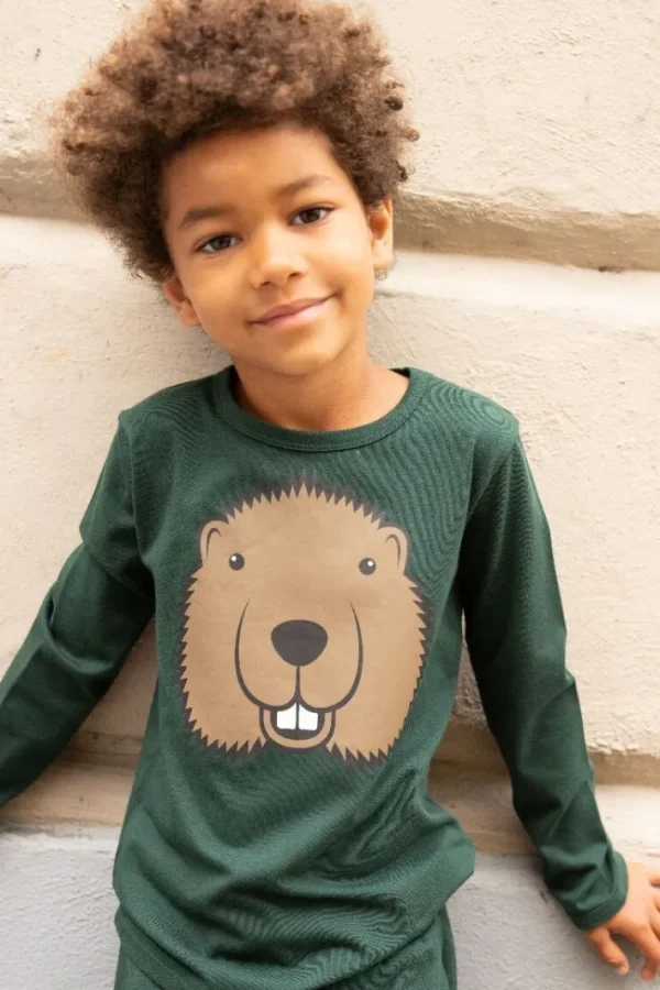 Dyrroar T Black Green BEAVER