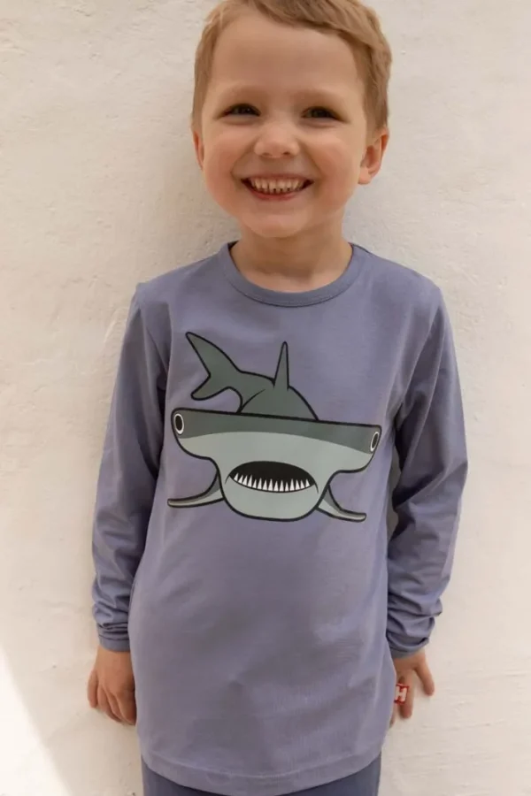 Dyrroar T Blue Grey HAMMERHAJ