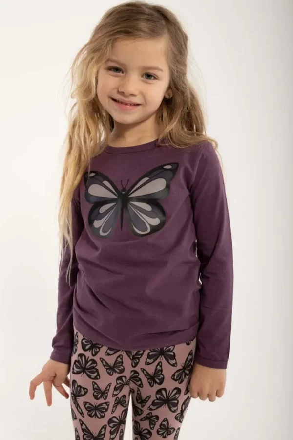 Dyrroar T Grey Mauve SOMMERFUGL