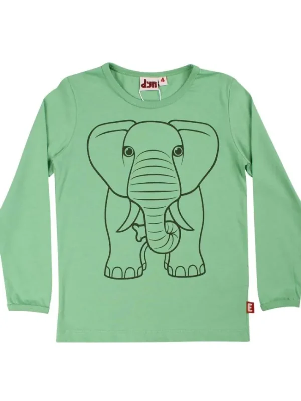 Dyrshedding T Dusty Green OUTLINE ELEFANT