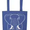 Dyrshopper Dusty Blue ELEFANT OUTLINE