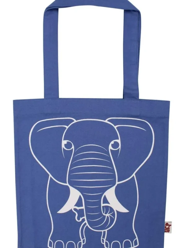 Dyrshopper Dusty Blue ELEFANT OUTLINE