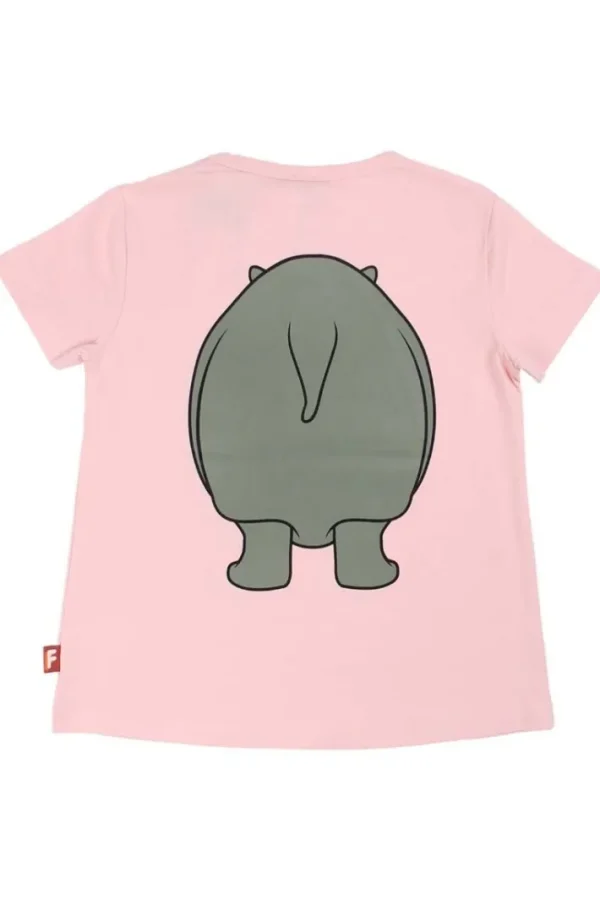 Dyrwildlife T Powder Peach HIPPO DIN VEN