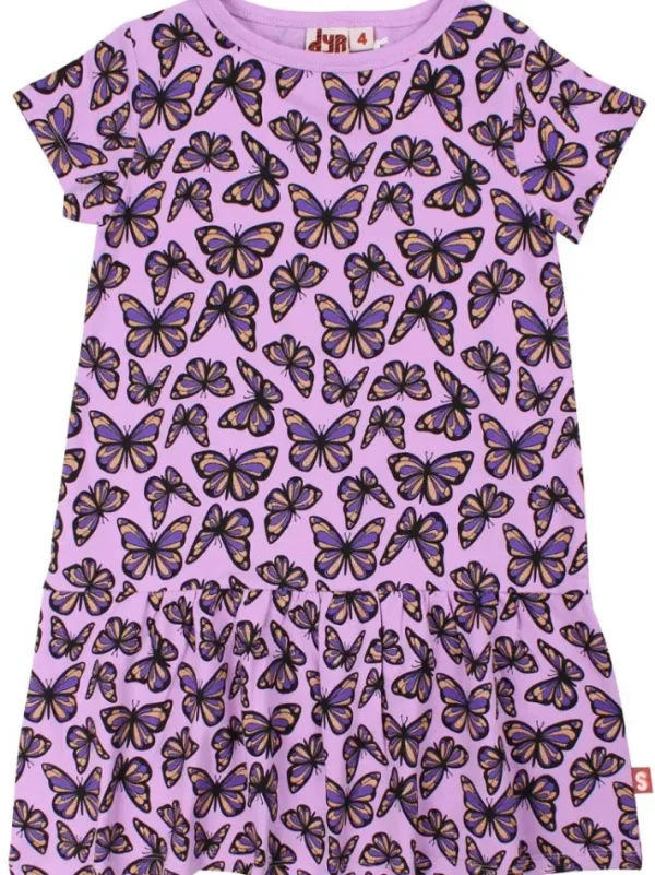 Dyrzanzi SS Dress AOP/STRIB Soft Viola FLUTTER