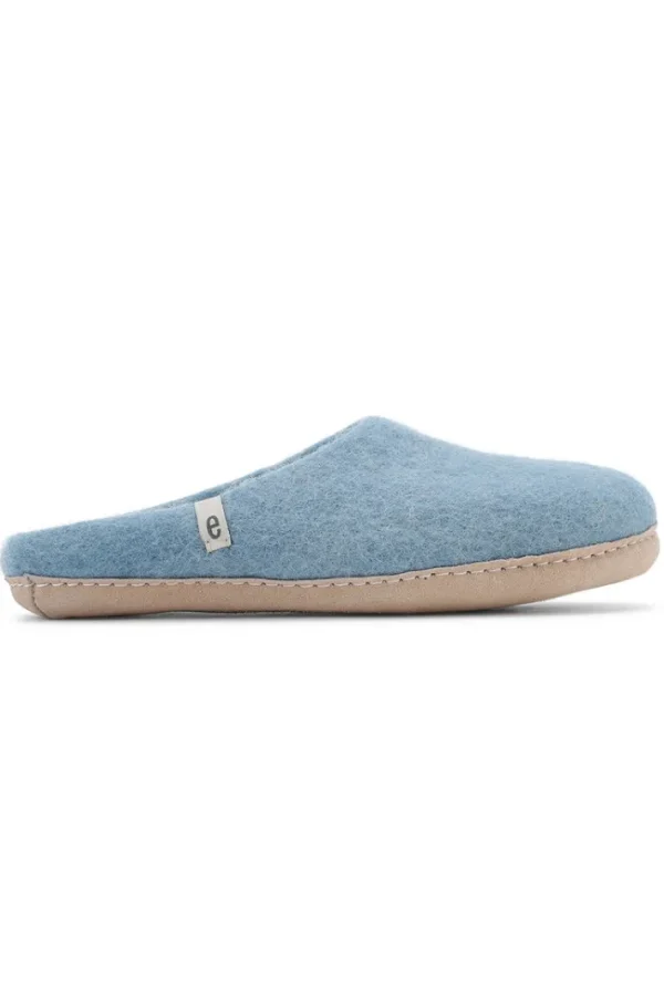 Egos Copenhagen Wool Slipper Light Blue