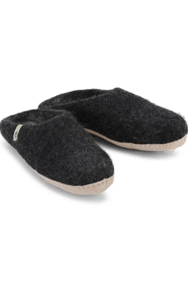 Egos Copenhagen Wool Slipper Black