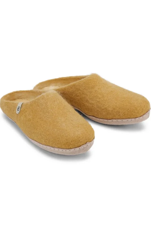 Egos Copenhagen Wool Slipper Mustard