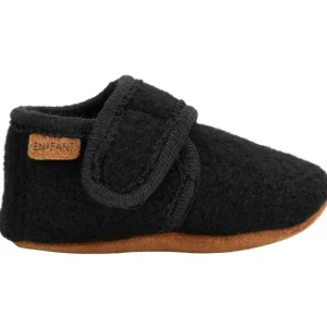 En Fant Baby Wool Slippers Black