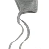 Engel Wool Natur Baby Bonnet GOTS Lt Grey Melange
