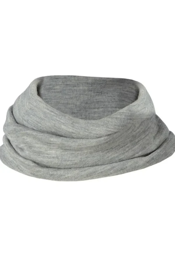 Engel Wool Natur Kids Loop Scarf Lt Grey Melange