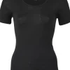 Engel Wool Natur Ladies Shirt SS Black