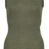 Engel Wool Natur Ladies Tanktop Olive