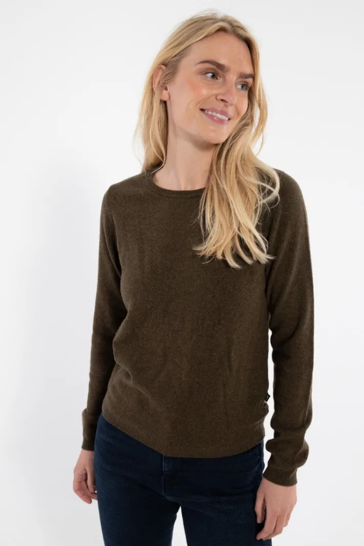 ess__bliss_merino_sweater_1-5.webp ESS - Bliss Merino Sweater Marsh Khaki