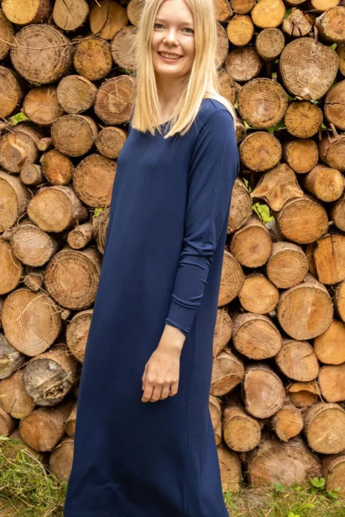 ess__casandra_dress_navy_0.webp ESS - Casandra Dress Navy