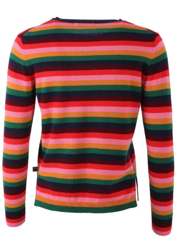 ESS - Cashmere Kiss Sweater Fuzzy Rainbow