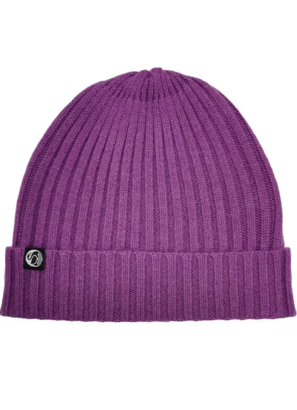 ESS - Cashmere Rib Beanie Lavender