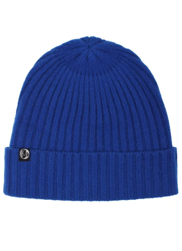 ESS - Cashmere Rib Beanie Royal Blue