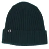 ESS - Cashmere Rib Beanie Black green