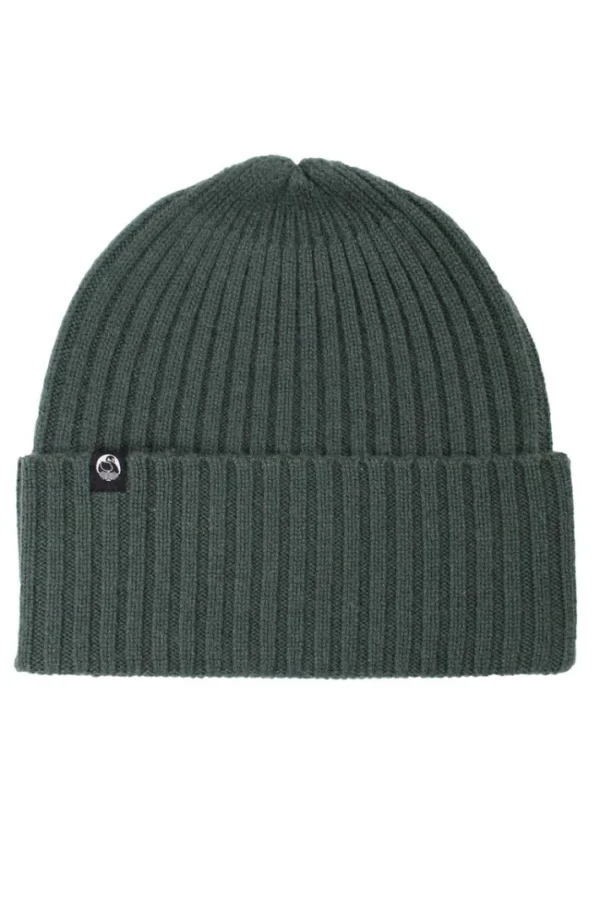 ESS - Cashmere Rib Beanie Olive Green