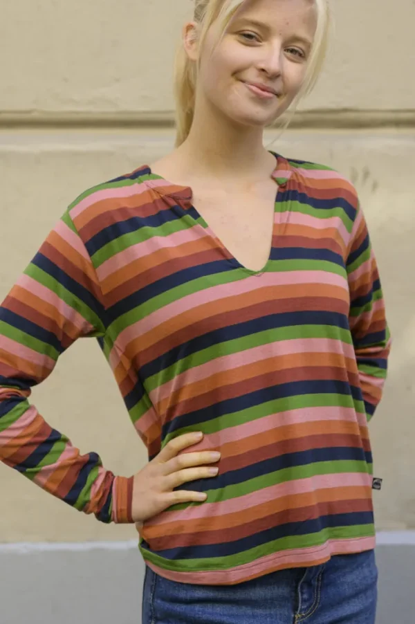 ESS - Danebaba Wool Blouse Comfort Stripe