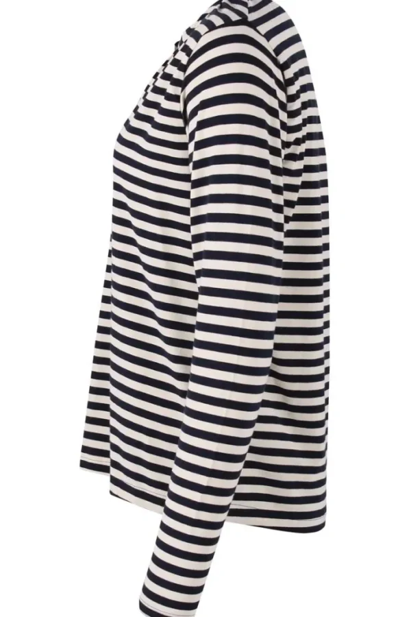 ESS - Danebaba Wool Blouse Navy/Chalk