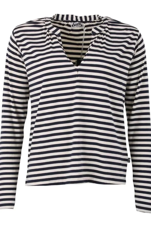 ESS - Danebaba Wool Blouse Navy/Chalk